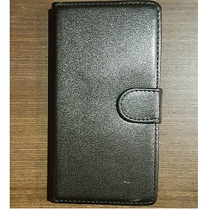 Samsung Galaxy Note 4 Leather Flip Wallet Case Cover Black