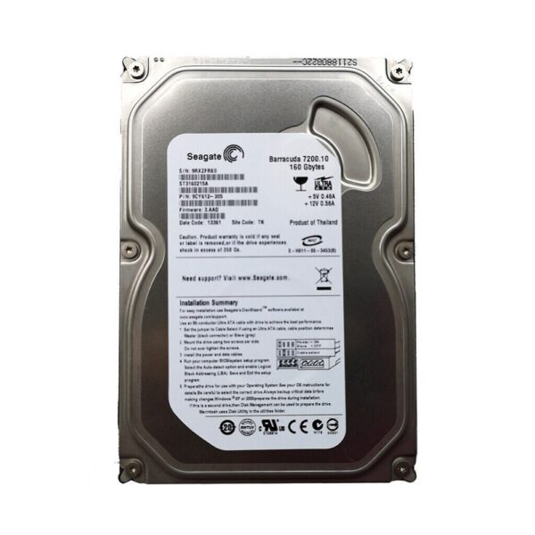Seagate Barracuda 160 3.5" 160 GB Kiintolevy 7200 rpm Sata