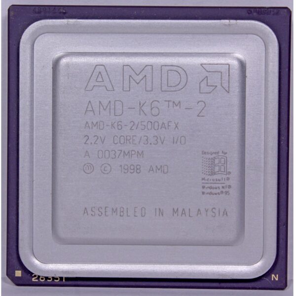 Prosessori AMD K6-2-500 Socket 7