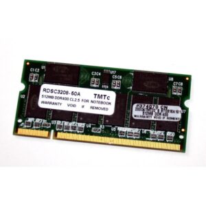 SoDimm 512 MB DDR2 PC2-400 3200