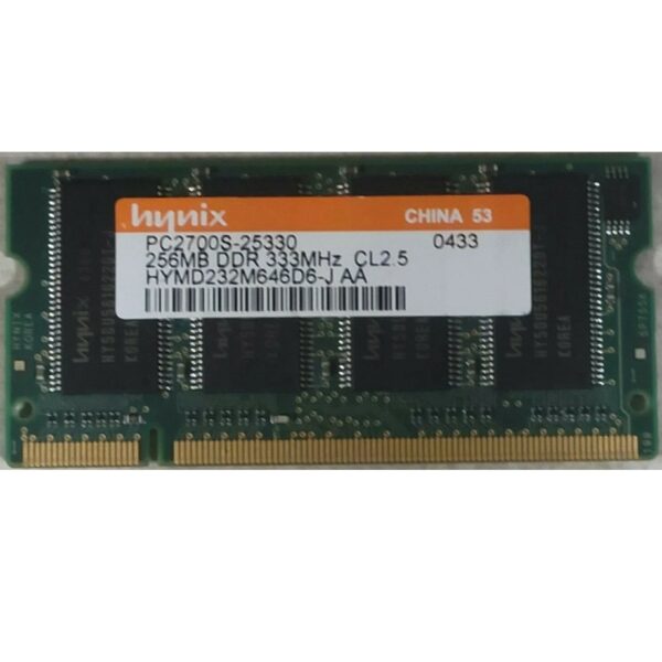 SoDimm 256 MB DDR 333