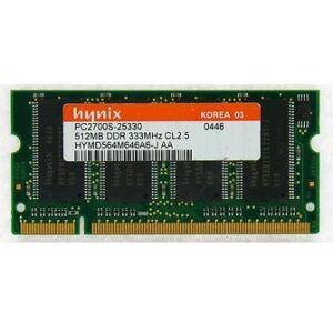 SoDimm 512 MB DDR 333